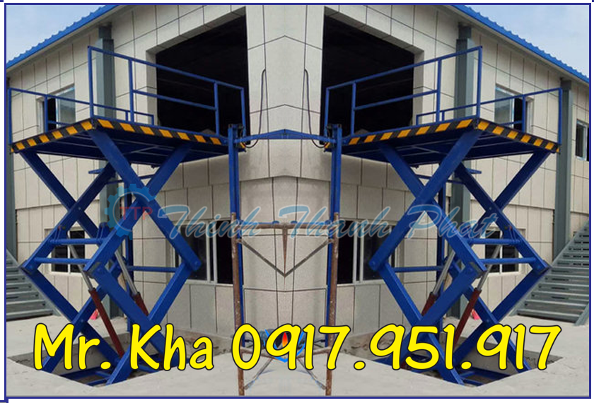 Ban nang thuy luc - Scissor lift table 003
