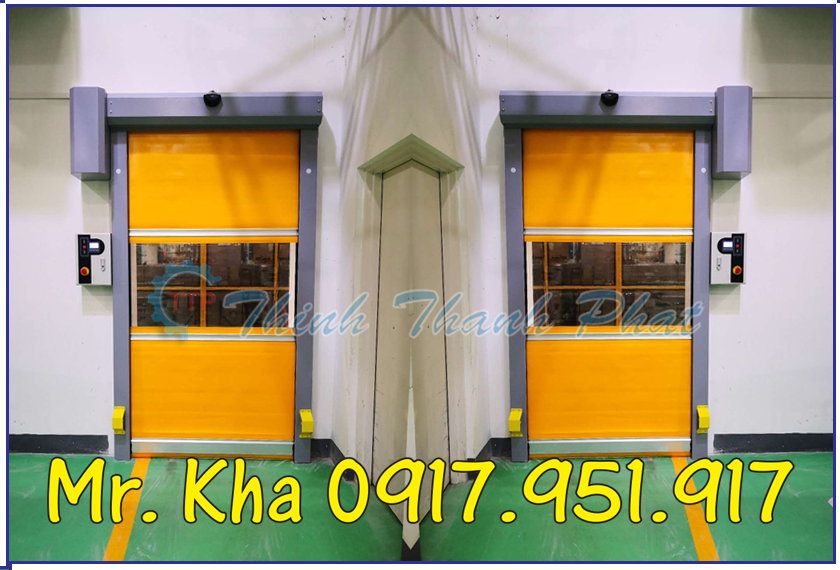 Cửa cuốn tốc độ cao - Cửa cuốn nhựa PVC Hàn Quốc 02
