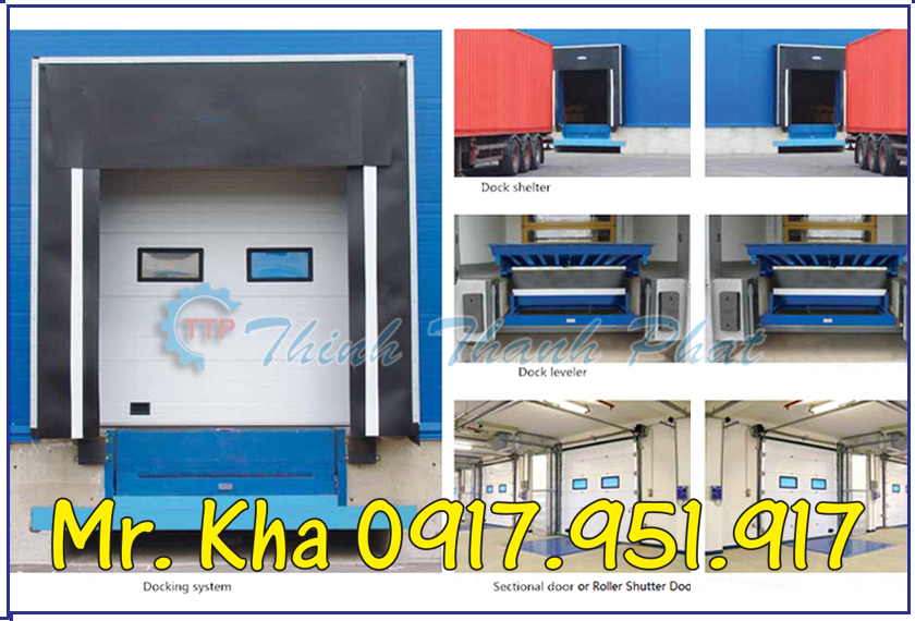 Dock shelter + Dock seal - Phu kien san nang