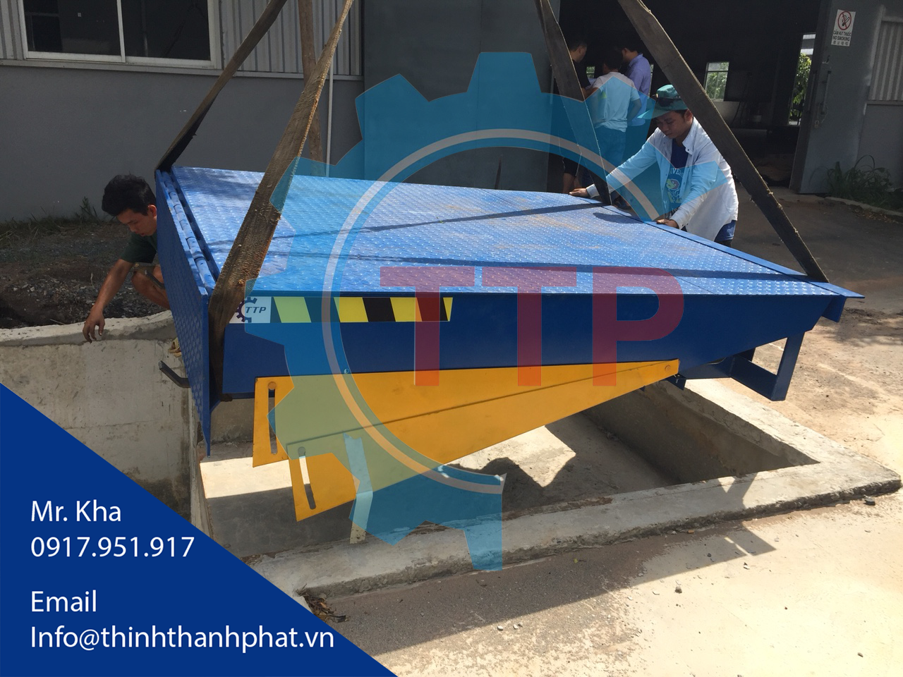 Lắp đặt sàn nâng thủy lực ttp