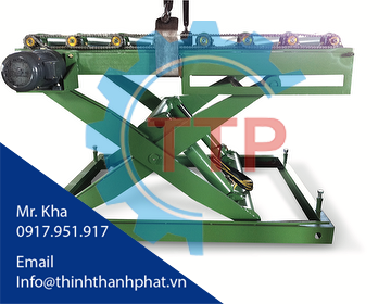 Bàn nâng thủy lực - Máy chế biến gỗ