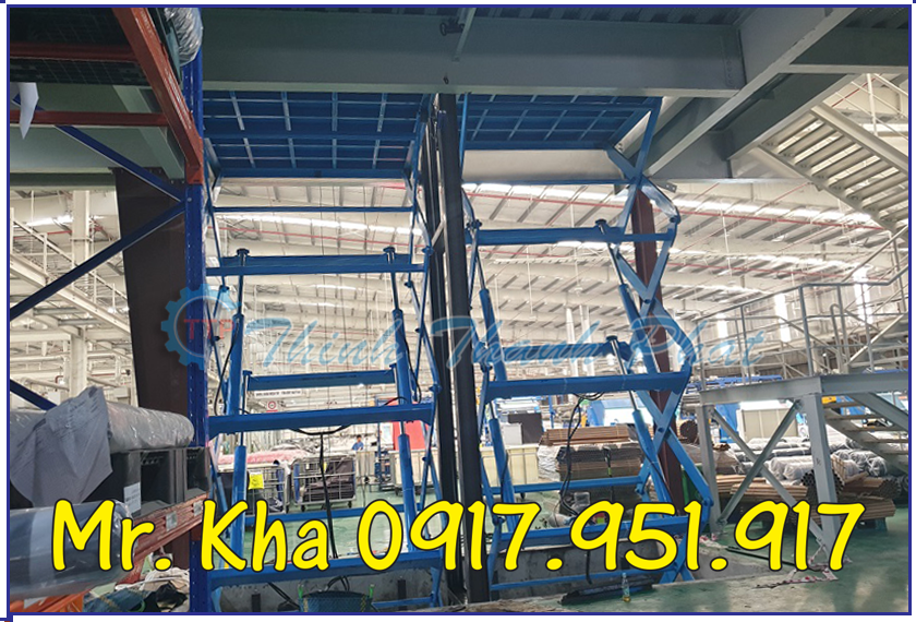 Thang nang thuy luc cargo scissor lift 02