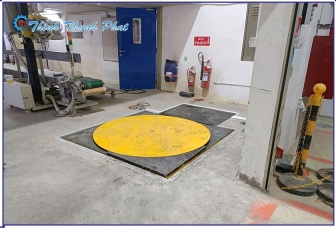 BÀN NÂNG THỦY LỰC XOAY DÙNG ĐIỆN