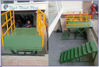 BÀN NÂNG CẮT KÉO CHO XE MÁY XUỐNG HẦM