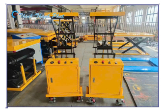 BÀN NÂNG ĐIỆN 500KG VỚI THÙNG CHỨA BÌNH ẮC QUY