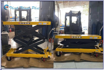 BÀN NÂNG ĐIỆN THỦY LỰC 1000KG - NÂNG CAO 1M CHO XƯỞNG GỖ