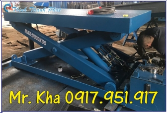 BÀN NÂNG HẠ THỦY LỰC 5000KG