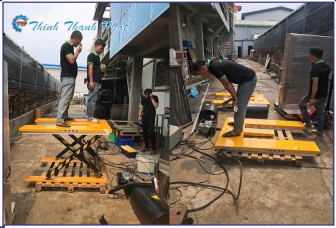 BÀN NÂNG HẠ THỦY LỰC CHỮ E 1500KG