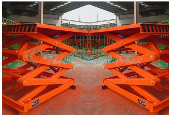 Bàn nâng thủy lực 3 tầng X