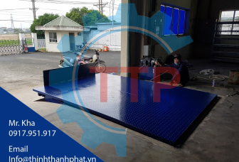 Bàn nâng thủy lực cho xe nâng lên Container