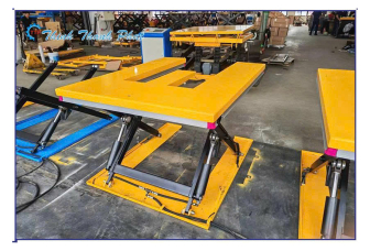 BÀN NÂNG THỦY LỰC CHỬ E