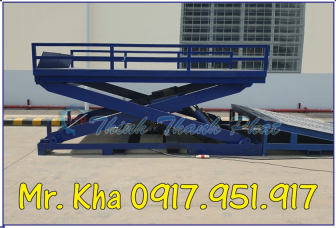 BÀN NÂNG THỦY LỰC DẪN XE NÂNG LÊN CONTAINER BÀN NÂNG THỦY LỰC DẪN XE NÂNG LÊN CONTAINER