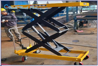 BÀN NÂNG THỦY LỰC ĐẠP CHÂN 300KG