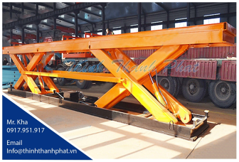 Bàn nâng thủy lực kép