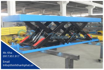Bàn nâng thủy lực kép
