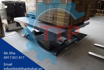 BÀN NÂNG THỦY LỰC LÊN CONTAINER