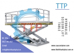 Bàn nâng thủy lực - Hydraulic scissor lift table Bàn nâng thủy lực - Hydraulic scissor lift table