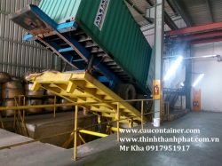 Bàn nâng xe container đổ liệu thủy lực Bàn nâng xe container đổ liệu thủy lực