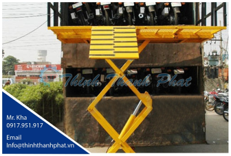 Bàn nâng xe máy - Bàn nâng thủy lực