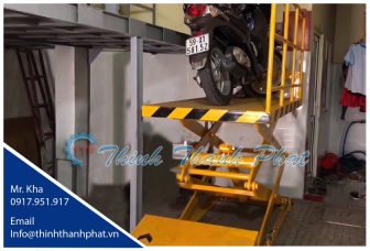 Bàn nâng xe máy - Bàn nâng thủy lực