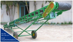 Băng tải nghiêng - Băng tải di động Băng tải nghiêng - Băng tải di động
