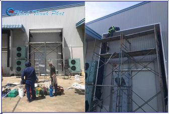 BỘ TRÙM TÚI KHÍ CHO CHUỔI KHO LẠNH DƯỢC PHẨM 