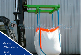 Càng phụ xe nâng gắn 4 móc treo bao Jumbo