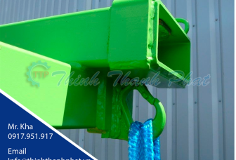 Càng phụ xe nâng gắn 4 móc treo bao Jumbo