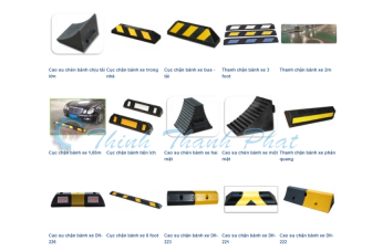 Cao su chặn lùi xe - Chặn bánh xe cao su