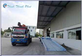 CẦU CONTAINER DI ĐỘNG - CẦU DẪN XE NÂNG LÊN CONTAINER