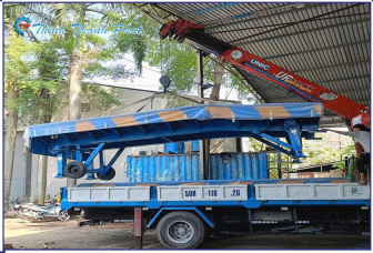 CẦU CONTAINER DI ĐỘNG - CẦU DẪN XE NÂNG LÊN CONTAINER