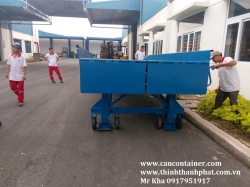 Cầu đóng rút container - Container loading ramp Cầu đóng rút container - Container loading ramp