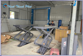 CẦU NÂNG CẮT KÉO NÂNG GẦM XE Ô TÔ
