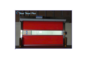 CỬA CUỐN NHANH MÀU CAM