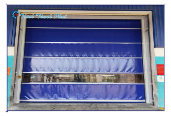 CỬA CUỐN NHANH MÀU XANH DƯƠNG