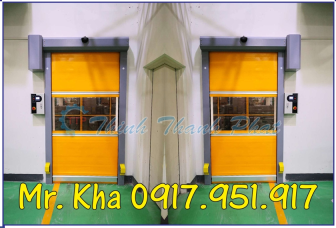 Cửa cuốn tốc độ cao - Cửa cuốn nhựa PVC