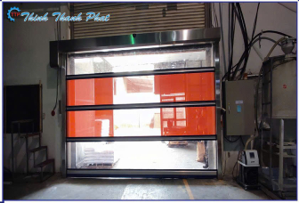 CỬA CUỐN TỐC ĐỘ CAO MÀN BẠT NHỰA PVC TỰ ĐỘNG