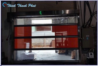 CỬA CUỐN TỐC ĐỘ CAO MÀN BẠT NHỰA PVC TỰ ĐỘNG