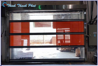 CỬA CUỐN TỐC ĐỘ CAO MÀN BẠT NHỰA PVC TỰ ĐỘNG