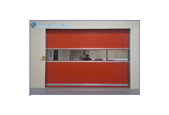 CỬA CUỐN TỐC ĐỘ CAO MÀU CAM