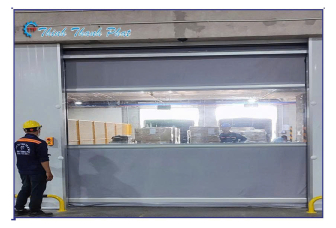 CỬA CUỐN TỐC ĐỘ CAO MÀU XÁM
