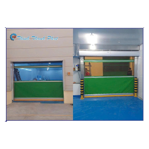 CỬA CUỐN TỐC ĐỘ CAO MÀU XANH LÁ CÂY CỬA CUỐN TỐC ĐỘ CAO MÀU XANH LÁ CÂY