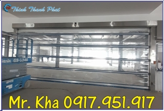 CỬA CUỐN TỐC ĐỘ CAO TRONG SUỐT TTP 01
