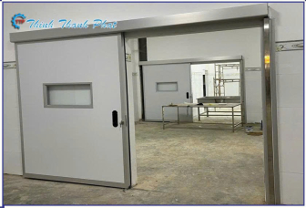 CỬA PANEL 1 CÁNH PHÒNG SẠCH