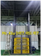 LẮP ĐẶT THANG NÂNG HÀNG 4 TRỤ TẠI CẦN GIUỘC