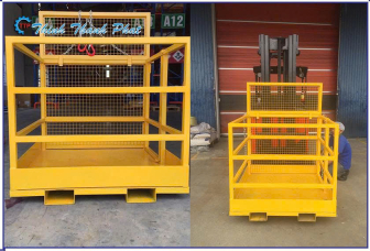 LỒNG ĐỨNG AN TOÀN LÀM VIỆC TRÊN CAO TRONG MÔI TRƯỜNG CÔNG NGHIỆP VÀ LOGISTICS