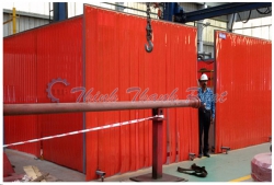 Màn nhựa - Rèm nhựa PVC chắn tia lửa hàn Màn nhựa - Rèm nhựa PVC chắn tia lửa hàn