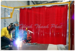 Màn nhựa - Rèm nhựa PVC chắn tia lửa hàn Màn nhựa - Rèm nhựa PVC chắn tia lửa hàn