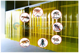 Màn - Rèm nhựa PVC chống côn trùng