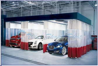 MÀN - RÈM NHỰA PVC NGĂN KHU VỰC RỬA XE